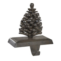 Pinecone Stocking Hanger - Set of 2 - Ozark Cabin Décor, LLC