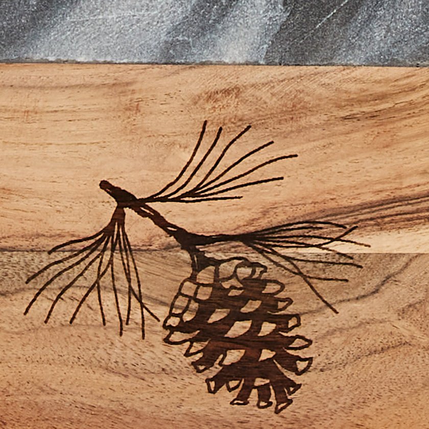 Mountains| Wood burn| Sign| Pyrography| selling Pine Cone