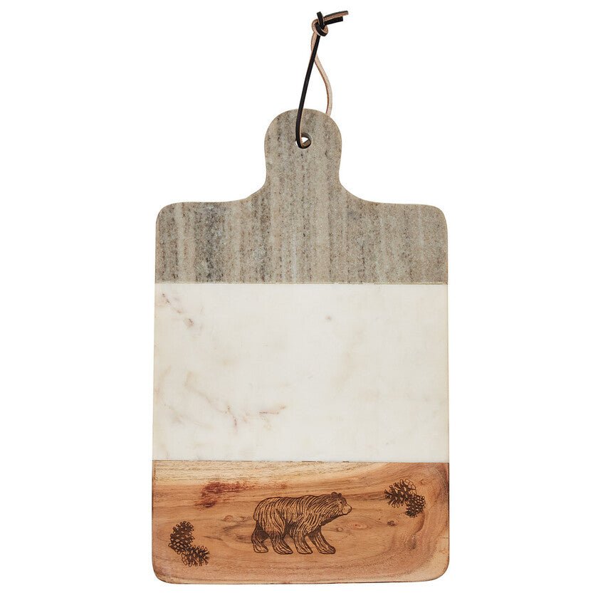 Rustic Bear Meal Prep Cutting Board | Ozark Cabin Décor LLC