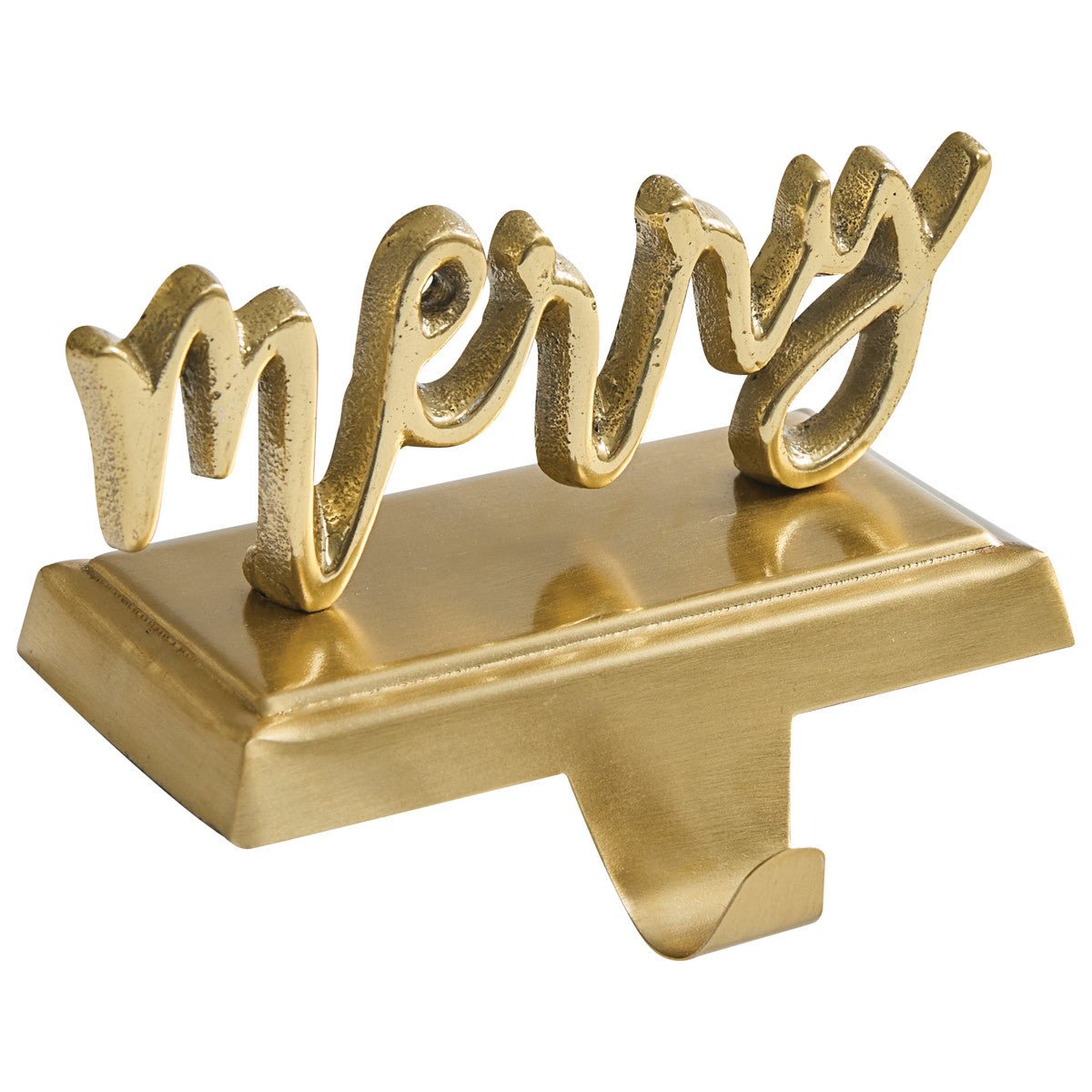 Merry Stocking Hanger - Set of 2 - Ozark Cabin Décor, LLC