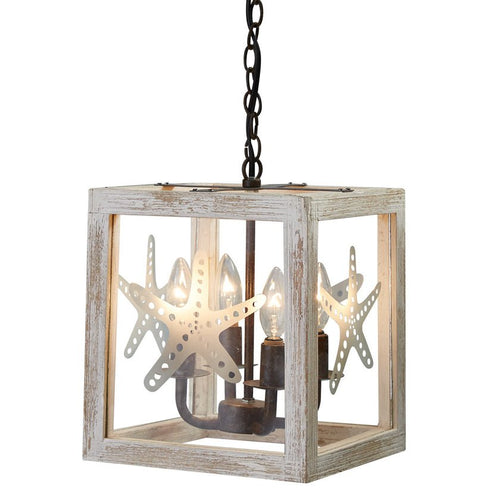 Beach House Starfish Pendant Light