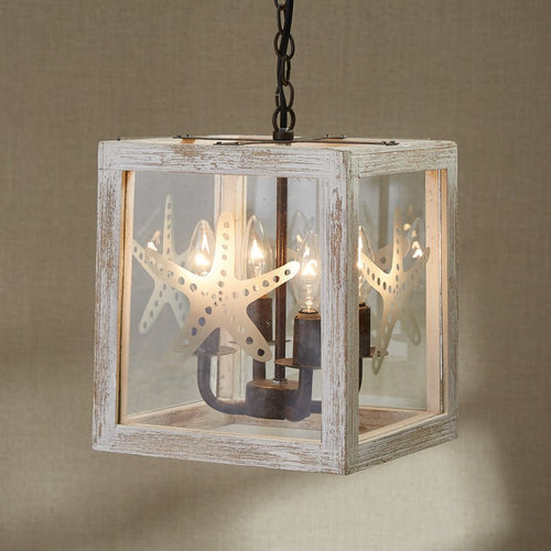 Beach House Starfish Pendant Light