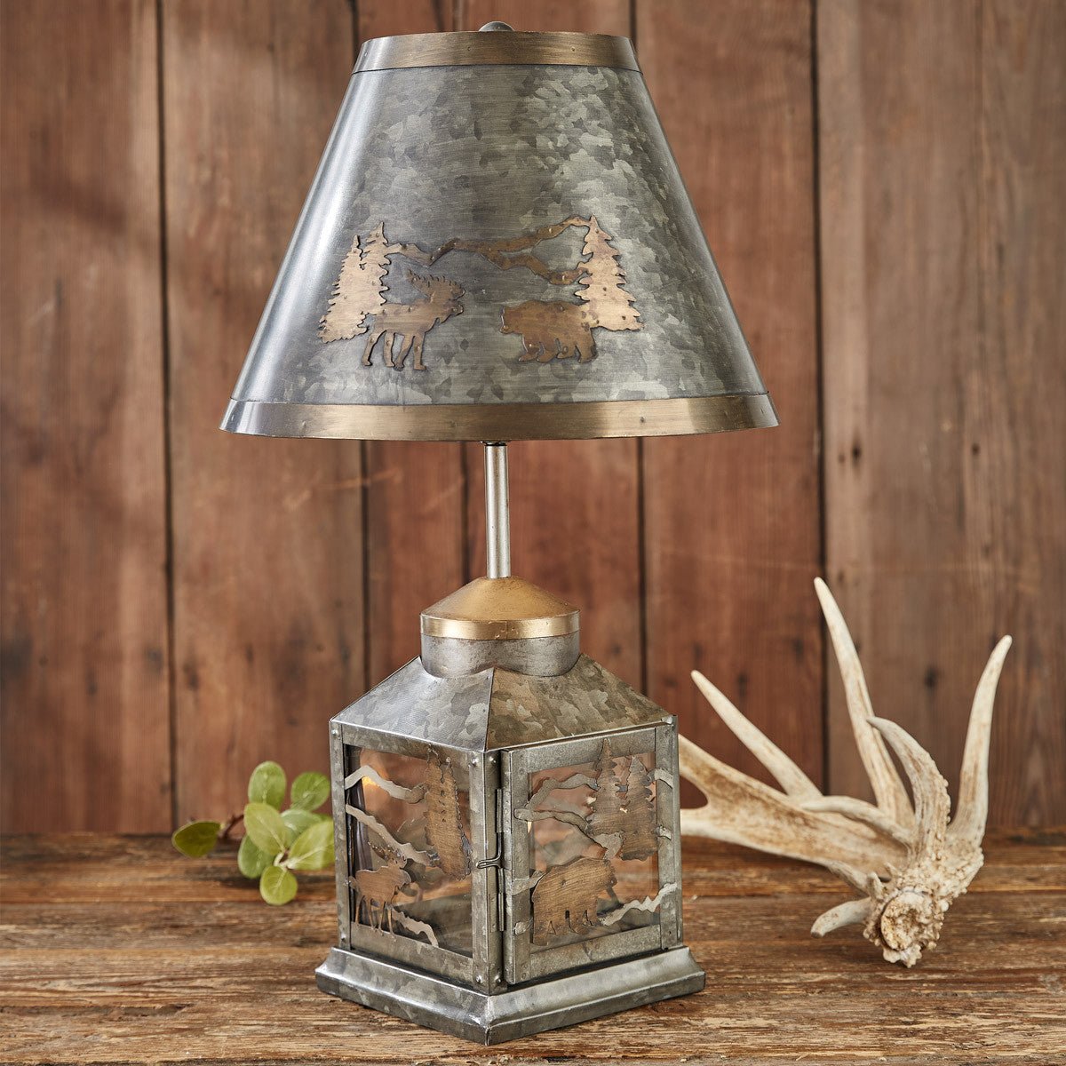 Rustic lodge deals lamps