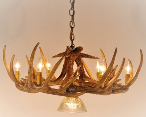 Whitetail Deer 9 Antler Chandelier - Ozark Cabin Décor, LLC