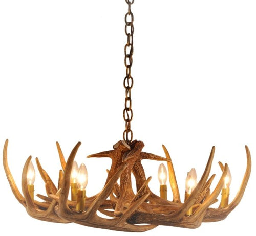 Whitetail Deer 9 Antler Chandelier - Ozark Cabin Décor, LLC