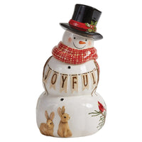 PD-9943-696 Flurry Friends Snowman Cookie Jar - Ozark Cabin Décor, LLC