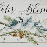 PD-9975-663 Winter Blessings Platter - Ozark Cabin Décor, LLC