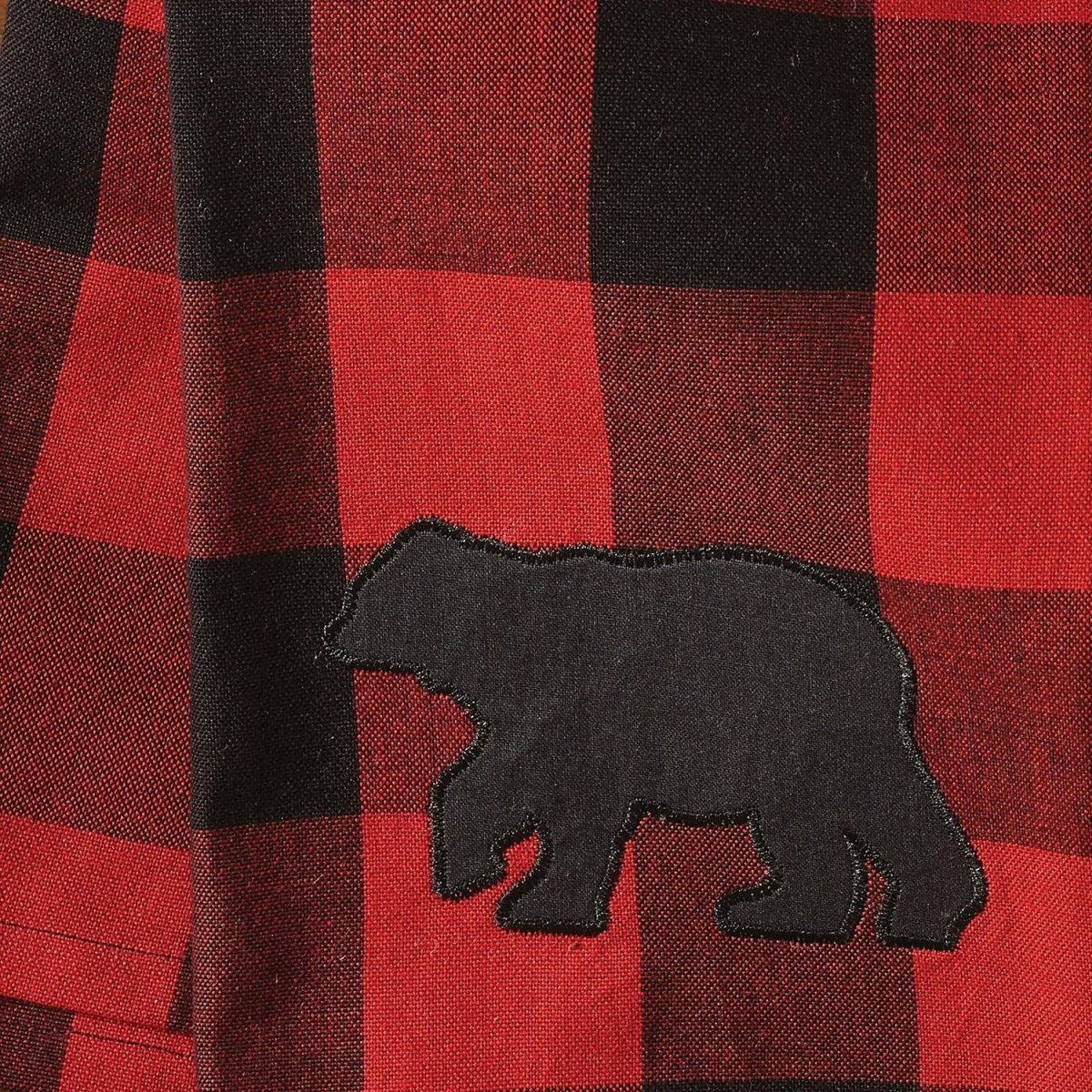 Buffalo Check Bear Kitchen Towel Set - Ozark Cabin Décor, LLC