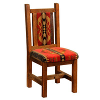 B16130-UF Barnwood Upholstered Artisan Side Chair - Ozark Cabin Décor, LLC