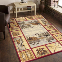 Cabin On The Lake 5'x7' Area Rug - Ozark Cabin Décor, LLC