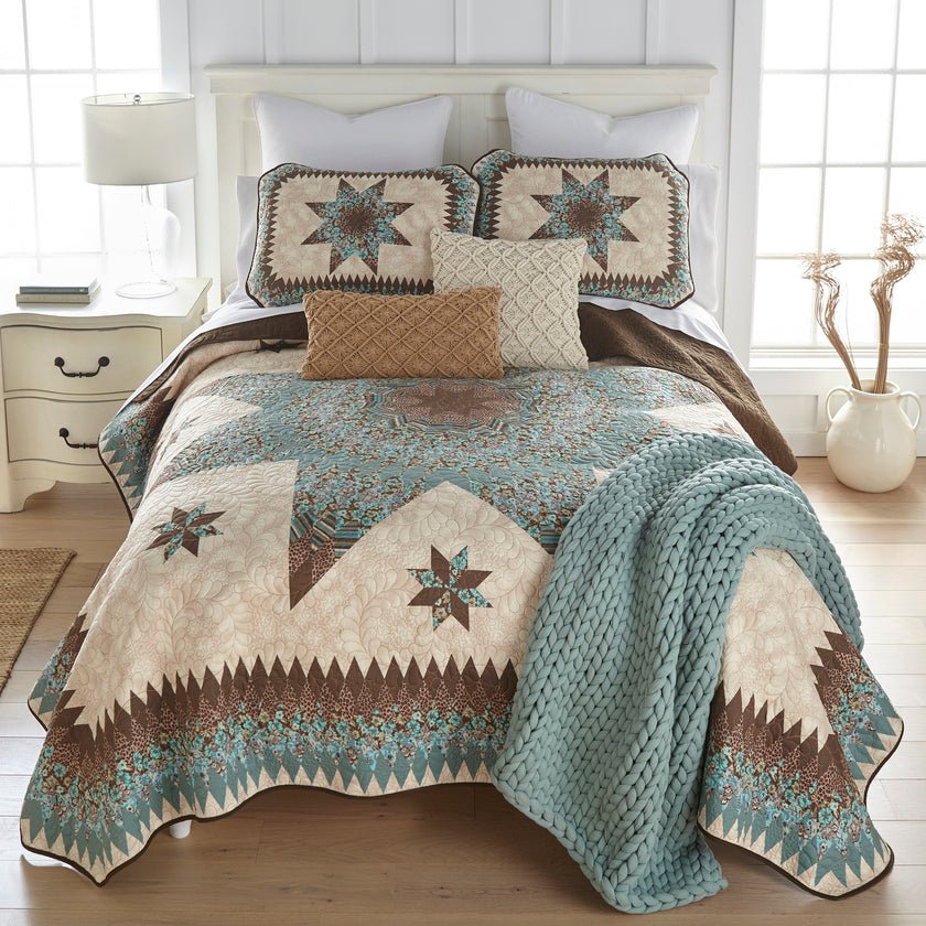 Earth Isle Reversible Quilt Set, Bedding, Your Western Decor