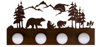 Bear Family Four Light Fixture - Ozark Cabin Décor, LLC