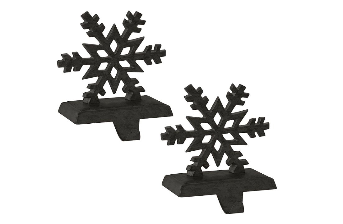 Snowflake Stocking Hanger - Set of 2 - Ozark Cabin Décor, LLC