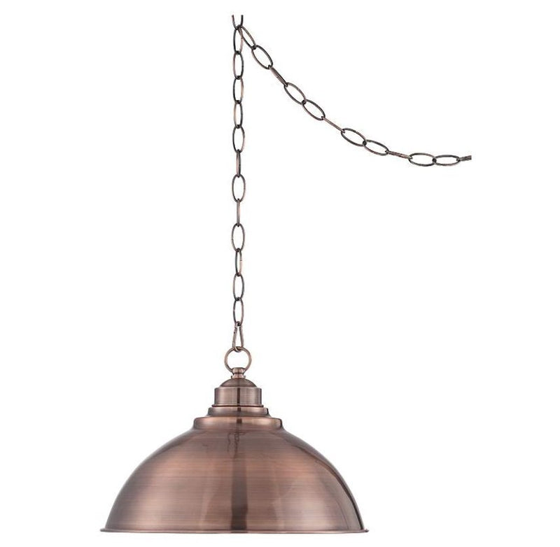 Southton Copper Dome Pendant Light - Ozark Cabin Décor, LLC