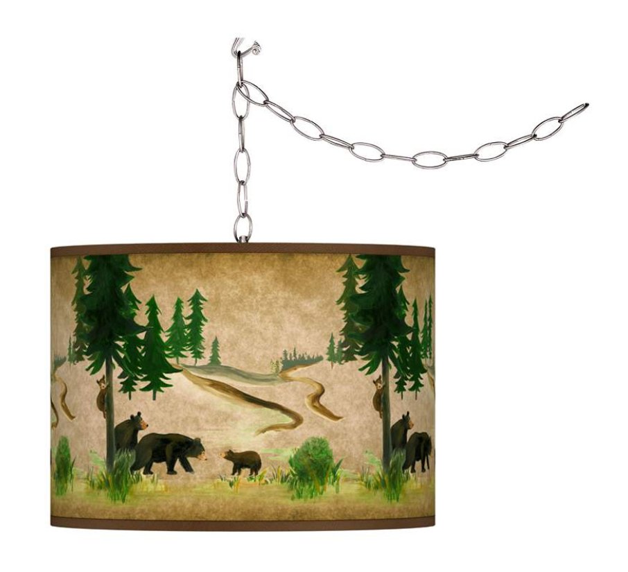 Rustic Swag Plug-In Pendant Lights | Ozark Cabin Décor LLC – Ozark