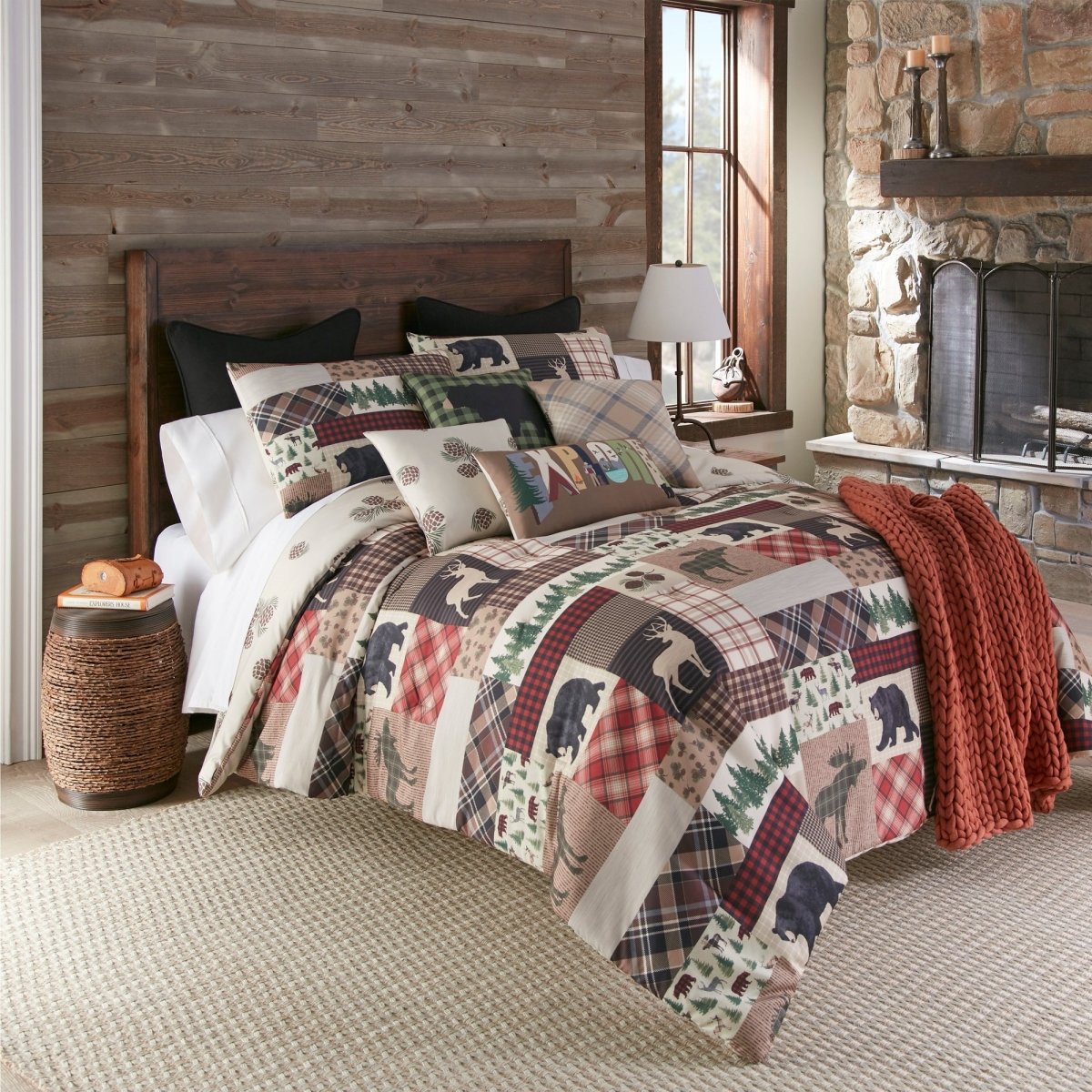 Homestead Cabin Comforter Blanket アウトドア寝具