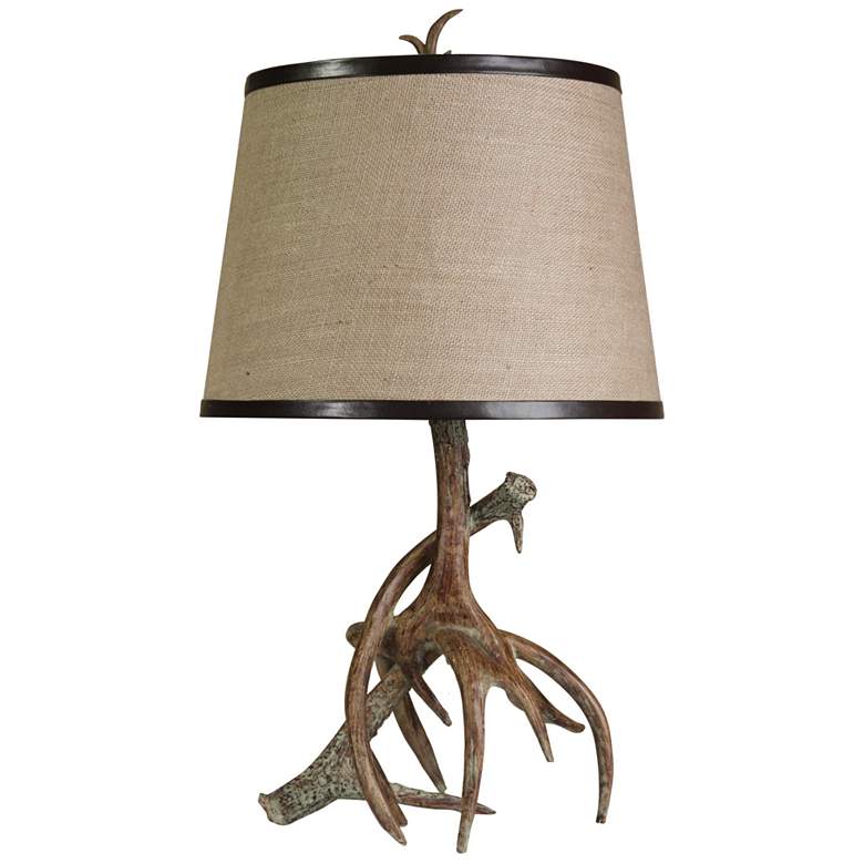 Rustic Deer Antler Lamp - Ozark Cabin Décor, LLC