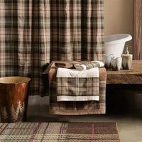 Huntsman Plaid 3-PC Bath Towel Set - Cream - Ozark Cabin Décor, LLC