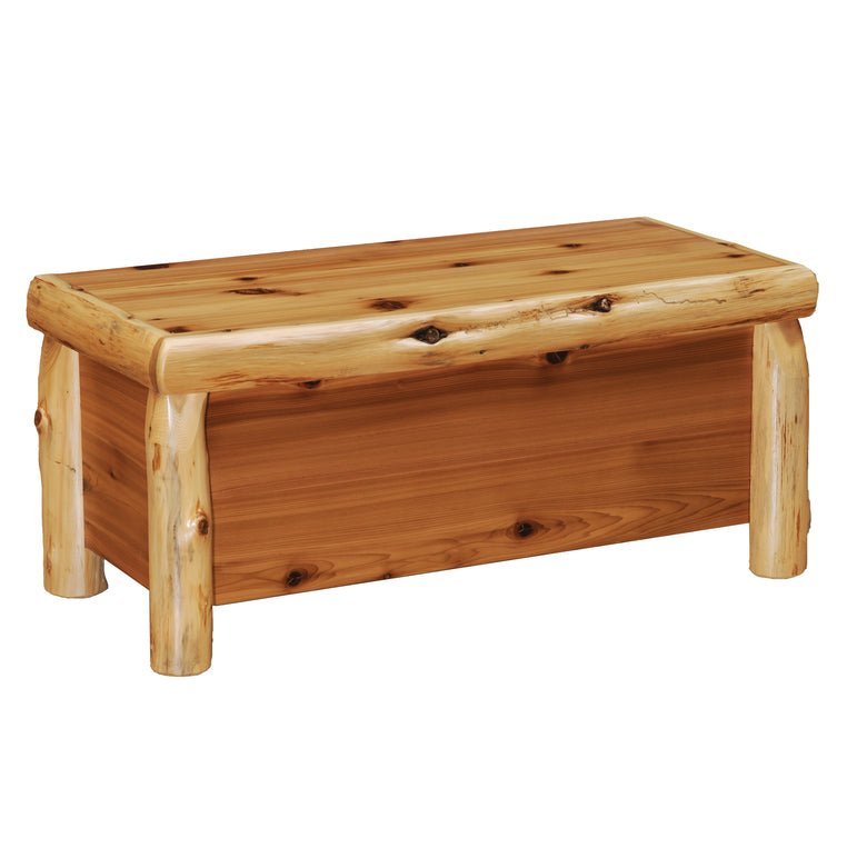 Cedar Log Blanket / Hope Chest - Ozark Cabin Décor, LLC